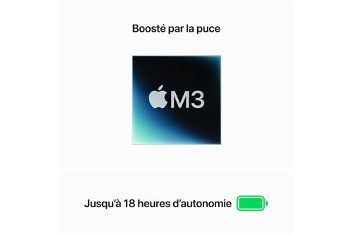 MacBook Air 13 SSD ultra-rapide de 512 Go et de 24 Go de RAM