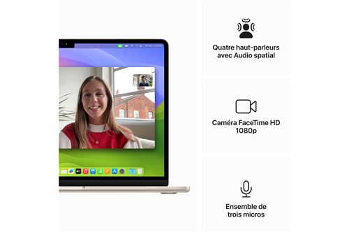 MacBook Air 13 SSD ultra-rapide de 512 Go et de 24 Go de RAM